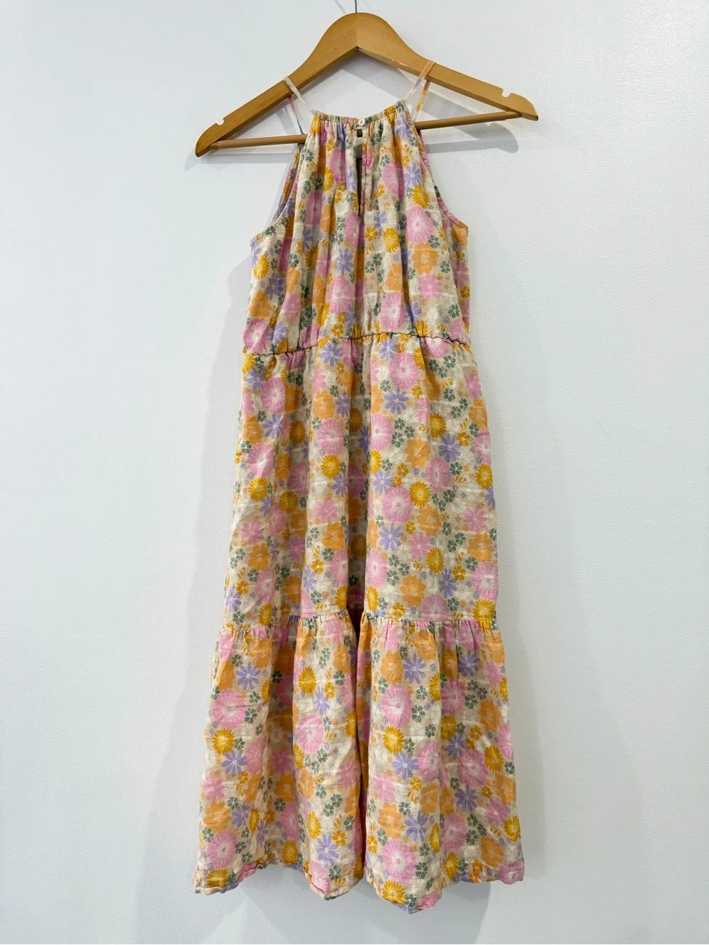 Wonder‎ Nation Girls Cotton Floral Midi Dress XXL
